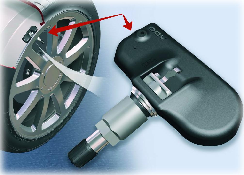 Настройка датчиков давления шин tpms